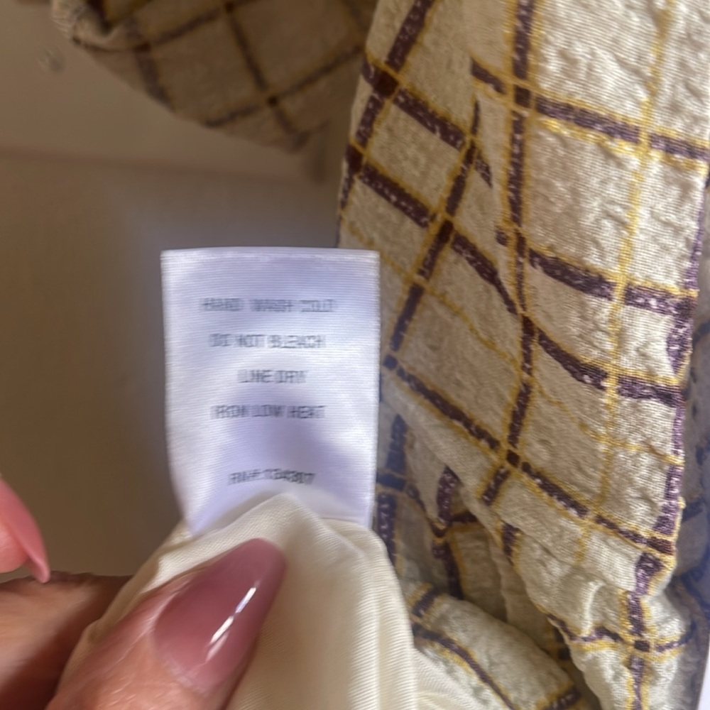 Lumière Plaid V-Neck Dress - Picture 11 of 11